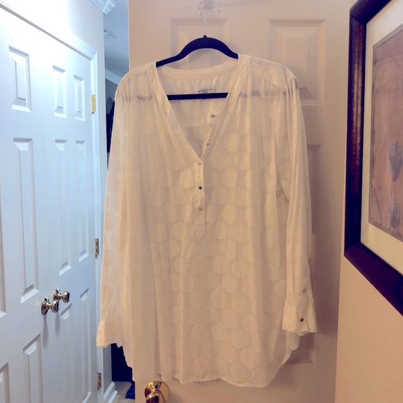 Liz Claiborne Tops - Liz Claiborne Womens 100% cotton white top